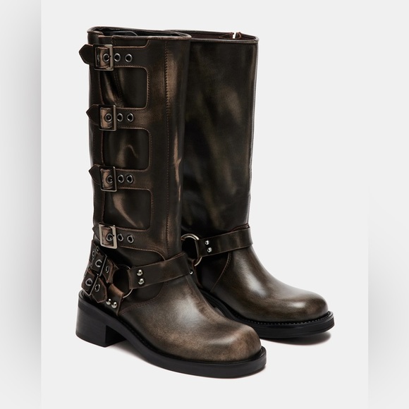 Brocks Buckle Boot Steve Madden - Picture 2 of 10